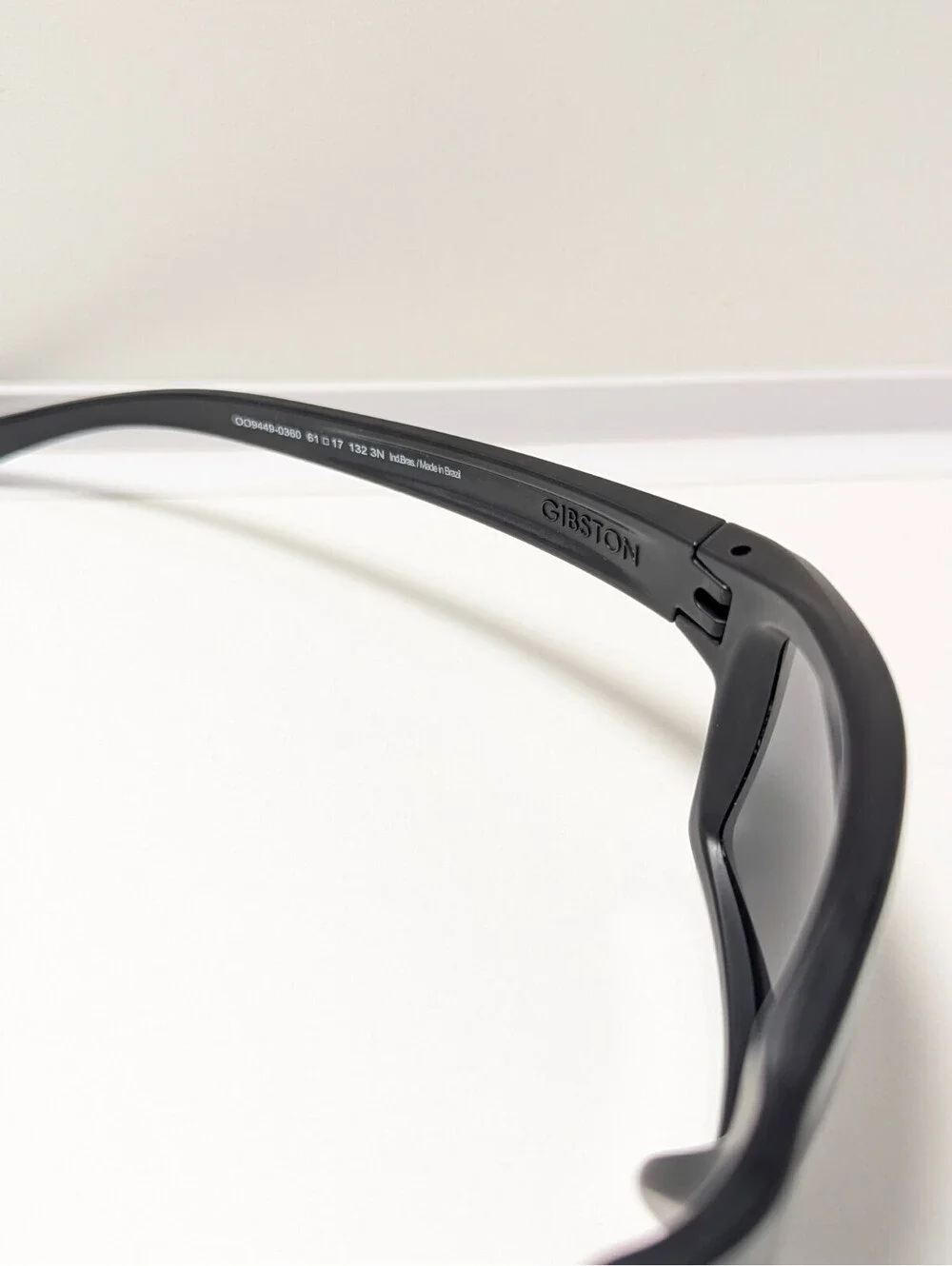 Oakley Gibston OO9449-0360 Gray UV Black Wraparound Men's Sunglasses 61-17-132